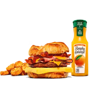 Fully Loaded Croissan'wich Meal