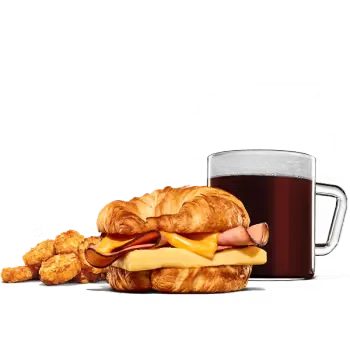Ham, Egg & Cheese Croissan'wich Meal