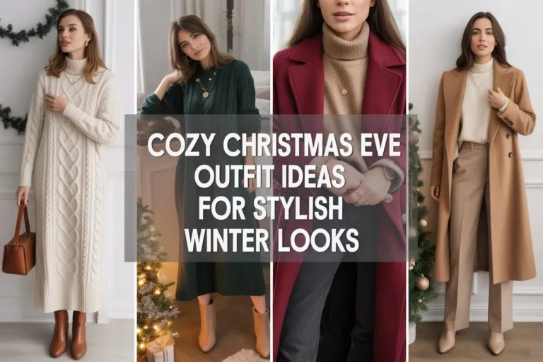 Cozy Christmas Outfits for Stylish Winter Looks 15 Cozy Christmas Eve Outfit Ideas for Stylish Winter Looks 4