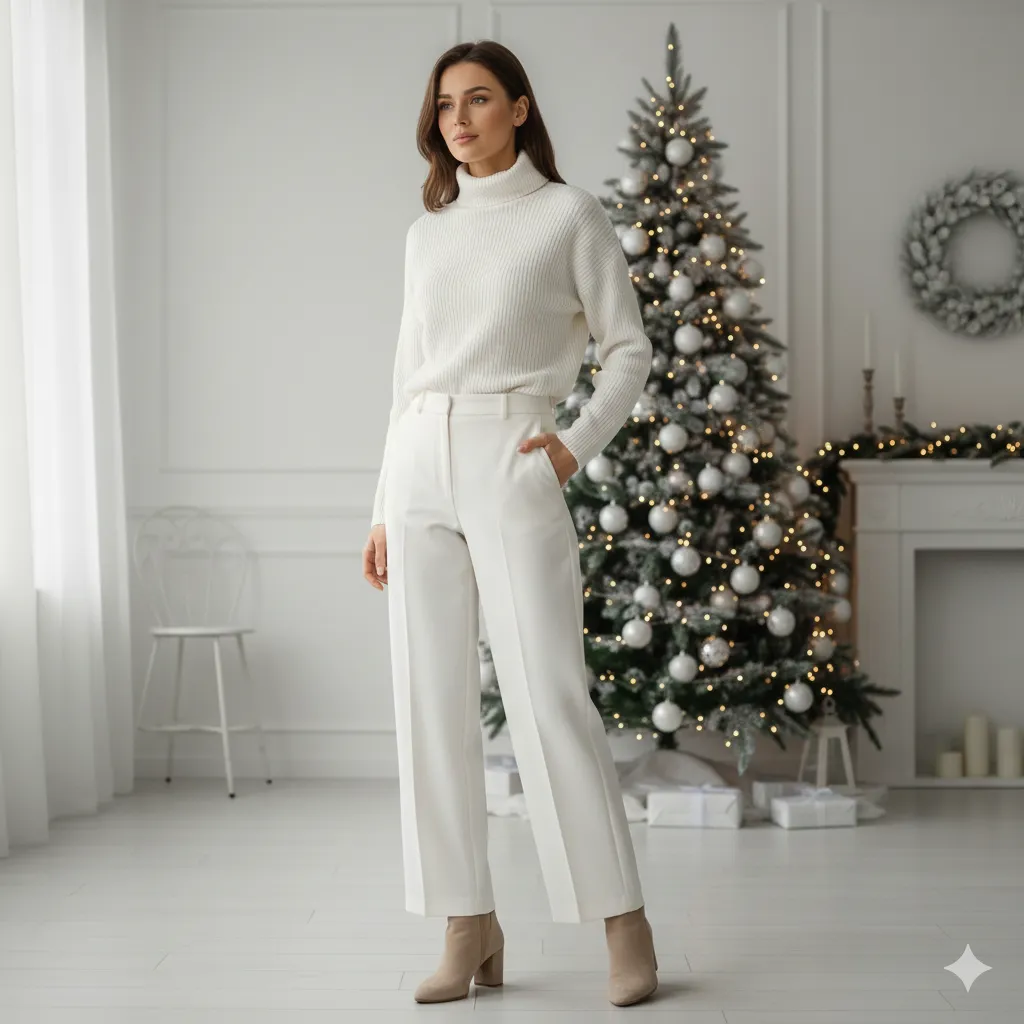 Monochrome White Christmas Outfit