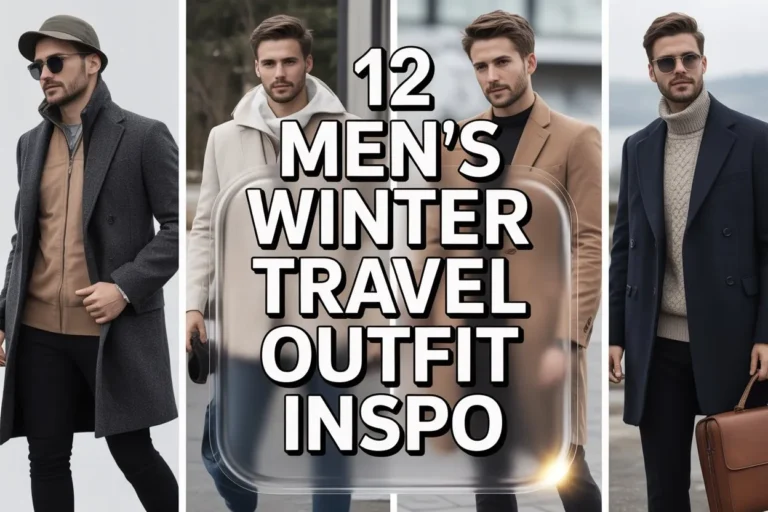 12 Men’s Winter Travel Outfit Inspo
