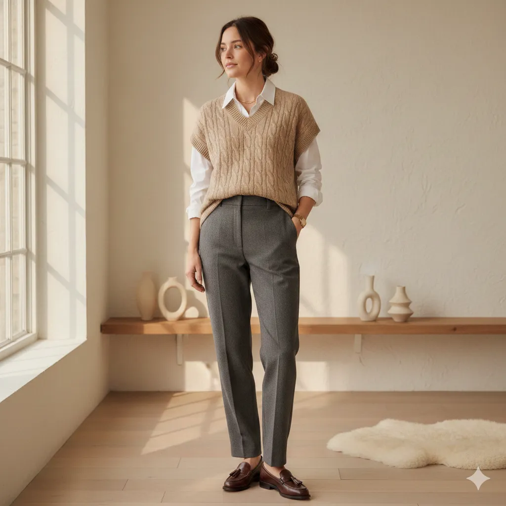 Sweater Vest Outfit