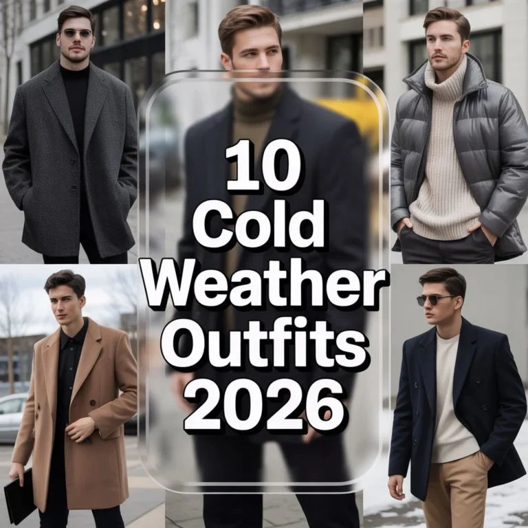 10 Men's Cold Weather Outfits 2026 5 10 Men’s Cold Weather Outfits 2026
