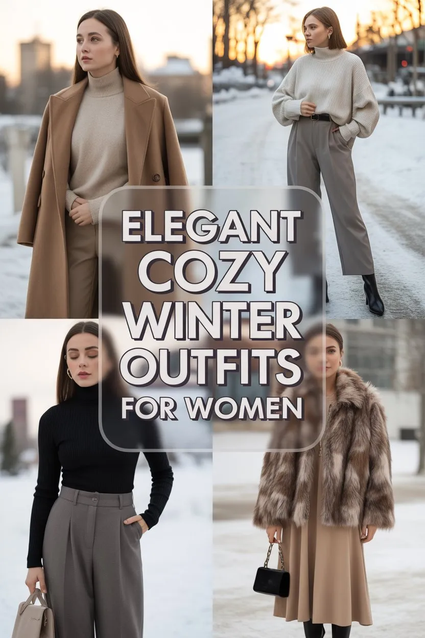Elegant Cozy Winter Outfits for Women