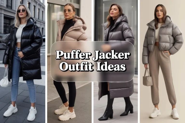 Puffer Jacket Outfit Ideas for Women 11 Puffer Jacket Outfit Ideas for Women