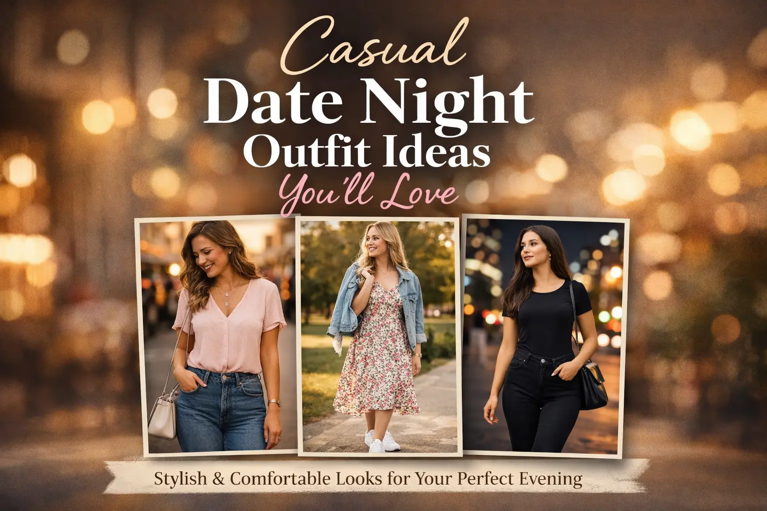 Casual Date Night Outfit Ideas for Women You’ll Love 1 Casual Date Night Outfit